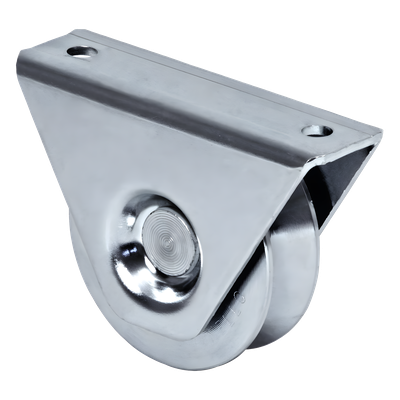 1150-9040-001 - (325V-100) Rueda de 10 cm / Con Capacidad Para Puertas de Hasta 220 Kg / Para Montaje en Superficie / Canal Tipo "V"