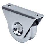 1150-9040-001 - (325V-100) Rueda de 10 cm / Con Capacidad Para Puertas de Hasta 220 Kg / Para Montaje en Superficie / Canal Tipo "V"