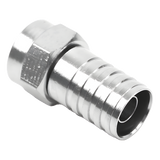 TT-CON-535 - Conector F Macho / Doble Blindaje Plegable / RG-59 / Bronce Niquelado / Contacto Oro / 1.64 ft Equivalente