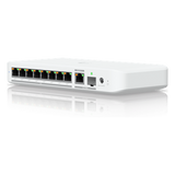 USW-FLEX-2.5G-8-POE - Switch PoE++ / 8 Puertos 2.5GbE / 1 Puerto 10GbE RJ45/SFP+ / 76W PoE / 30Gbps / 6.99 × 3.91 × 1.10 pulgadas