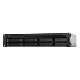 RS1221+ - Servidor NAS Rack / 8 Bahías SATA / Expansión a 12 Bahías / CPU AMD Ryzen V1500B / 4 GB DDR4 ECC / 10/25GbE PCIe / Fuente Redundante / Chasis 2U