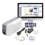 SMART51DK - Kit Impresora PVC / Doble Cara / 300 dpi / 17 seg/tarjeta / Volteo Automático / USB / 110 VCA