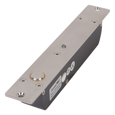 PROEB-700C - Cerradura de Perno Electromagnética / 2000 kg de Fuerza de Sujeción / Fail Secure / Sensor de Puerta / Retardo Ajustable 0-9 s / Aluminio Anodizado