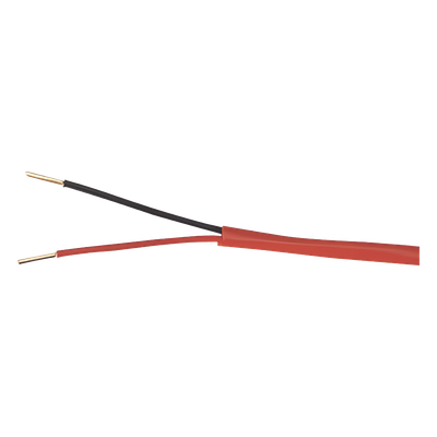 LP216-FIRE - Cable para Incendio / 2x16 AWG / FPLR / UL 1666 Riser / Bobina 305 m (1000 ft) / Cobre 100% / Cubierta Roja