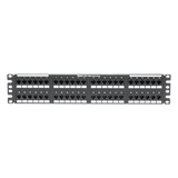 DP486X88TGY - Panel de Parcheo de Impacto / Categoría 6A / 48 Puertos / 2UR / 19" / PoE++ 100W