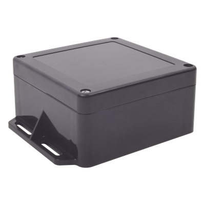 TXG-0152-BK - Gabinete de Protección Exterior / IP65 / 120 x 120 x 60 mm / ABS / -20 a 60°C / Cierre por Tornillos