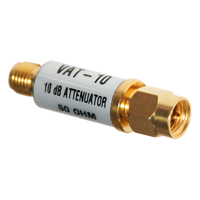 VAT-10 - Atenuador en Línea de 10 dB, 1 W, Conectores SMA Macho-Hembra, CD-6 GHz.