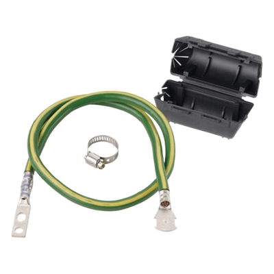 ACG24K - Kit de Tierra Física / Cable Blindado 6 AWG / Puente 24' (7.3 m) / Terminación en Extremos / Cubierta Aislante Negra