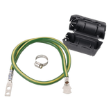 ACG24K - Kit de Tierra Física / Cable Blindado 6 AWG / Puente 24' (7.3 m) / Terminación en Extremos / Cubierta Aislante Negra
