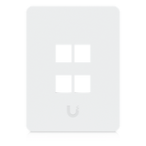 UACC-WP-KEYSTONE-V-4P - Placa Keystone / 4 Puertos / Superficie Pintable / Montaje 1-Gang / Paquete 4 Piezas