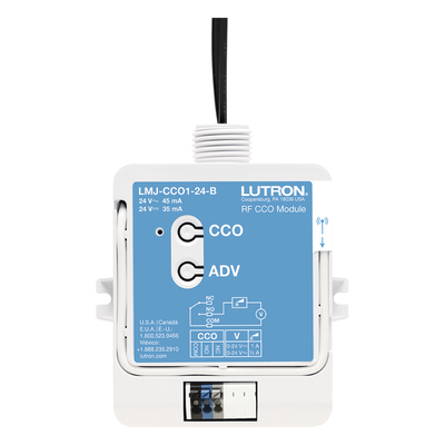 LMJCCO124B - Módulo CCO de RF / Salida de Contacto Seco NO/NC / 24 V / Tipo Mantenido o Momentáneo / Alcance 9 m (29.5 ft) / Montaje Superficie o Caja de Conexiones
