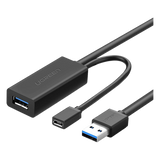 20826 - Ugreen 20826 cable USB USB 3.2 Gen 1 (3.1 Gen 1) 5 m USB A USB A/Micro-USB B Negro