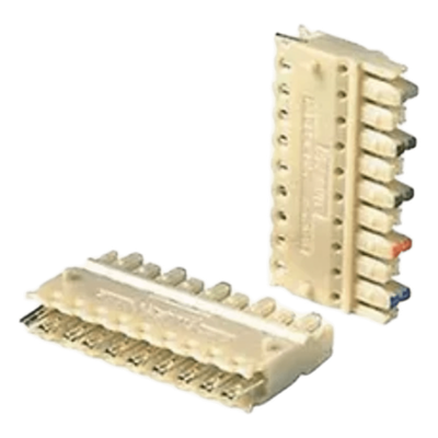 P110CB4-XY - Block de Conexiones 110 / Cat 5e / 4 Pares / 1.2' x 0.92' x 0.24' / Paquete 10 pzas