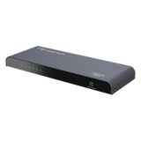 TT501V2.0 - Switch Conmutador HDMI de 5 entradas a 1 salida / 4K @ 60Hz / HDMI 2.0 / HDCP 2.0 / HDMI 3D / Soporta audio estándar, DSD (Direct Stream Digital) y HD (HBR) / Diferentes modos de conmutación, Manual, Control Remoto y RS232.