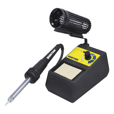 SYS-112504 - Estación de Soldadura / 50W / Rango 177°C a 482°C / Punta Cónica de Cobre / 127V 60Hz / LED Indicador