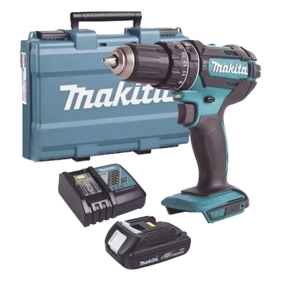 DHP482SY - Rotomartillo Atornillador / 1/2" / 0-600 y 0-1900 RPM / 18V Li-Ion / 1.5 Ah / 62 N.m / 7-3/4' x 3-1/8' x 9-3/4'