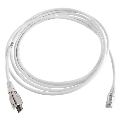 T4A-S03M-B02L - Patch Cord / Cat6A / 1/10G Base-T / 4 Pares / Conector Modular / LS0H / 3 m (9.84 ft) / Marfil