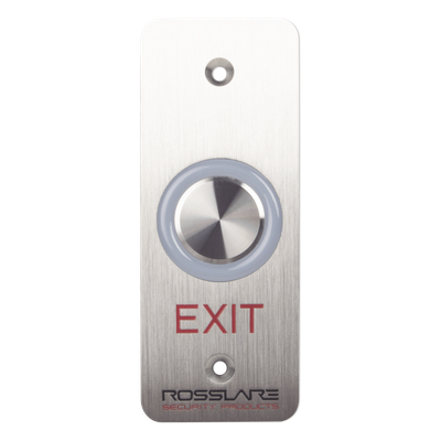 EX-16E0 - Botón de salida táctil / Temporizador 1-60 s / LED RGB configurable / IP65 / 24 VCC / Acero inoxidable