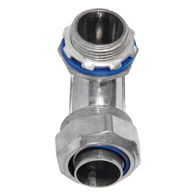 ANC-HLC-34 - Conector Curvo para Tubo Liquidtight / 3/4" (19 mm) / Acabado Bruñido / Sellos Incluidos / NEMA FB-1 / UL 514B