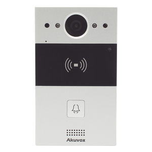 R20A - Videoportero IP / 1 Botón / Cámara 2 Megapixel / 110° / Lector MIFARE y PROX EM / SIP / ONVIF / IP65 / PoE / Control 2 Puertas / Cloud