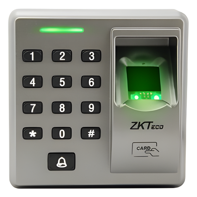 FR-1300 - Lector de huella, teclado, proximidad, compatible con paneles