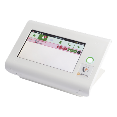 NX1071 - Centro de Control para Enfermería / Pantalla Táctil 7' / RFID 125 kHz / VoIP SIP / PoE 802.3af / Cancelación de Ecos / 2 Puertos Ethernet