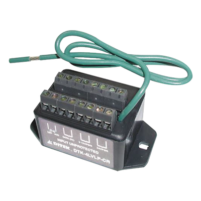 DTK3LVLPX - Protector contra descargas / 3 pares / 12-14V / 2,000A / Wiegand / -40°C a 70°C / 9.84 ft cable