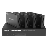 EPP-SPB14H150 - Splitter HDMI HDBaseT / 1x4 Distribución / 4K@60Hz 4:4:4 / Alcance 120 m (393.7 ft) en 4K / 150 m (492.1 ft) en 1080p / PoC / Audio Extraíble / EDID Avanzado / IR y RS232