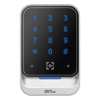 QR-600-HKE - Lector QR y RFID / IP65 / Carcasa Metálica / Wiegand 26 / RS485 OSDP / Teclado / 1.64 ft