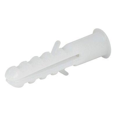SYS-TQ10 - Taquete para concreto / #10 / 10 mm / 25 piezas / Polipropileno de alta resistencia / Color blanco