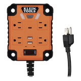 29601 - Multicontacto Powerbox 1, con 4 Salidas 120 Vca, 2 USB-A / 1 USB-C, Luces LED Integradas y Soporte Magnético
