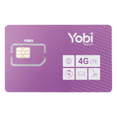SIM3GBYOBI - SIM de Datos / 3.5 GB Mensual / 12 Meses / 2G 3G 4G / Roaming EE.UU. y Canadá / Activación Automática