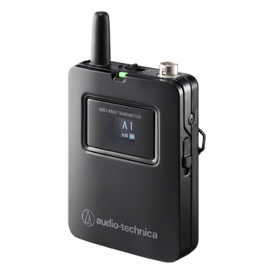 ATW-T1401 - Transmisor Body-Pack Inalámbrico Digital | 2.4 GHz | 24-bit 48 kHz | Conector 4 Pines Locking | Pantalla OLED | Encriptación AES128