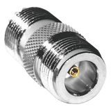 RFN-1034-1 - Adaptador Coaxial en Línea / N Hembra a UHF Hembra (SO-239) / Cuerpo Bronce Plateado / Contacto Oro / Aislante Teflón