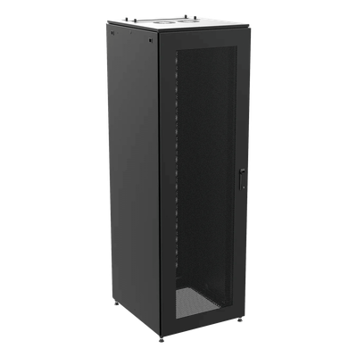PS1C23812B - Gabinete de Telecomunicaciones / 48 UR / 2350 x 800 x 1200 mm (7.7 x 2.6 x 3.9 ft) / Acero Negro RAL 9005 / Puertas Perforadas / Certificaciones UL-cUL
