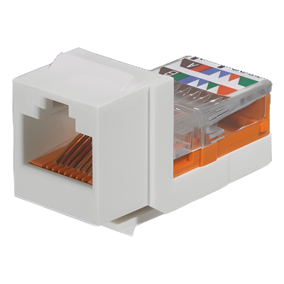 NK5E88MEIY - Módulo Jack Keystone / Cat 5e Clase D / Leadframe / RJ45 / 1 Puerto / Marfil