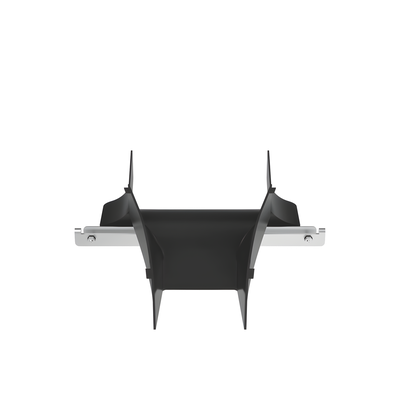 PWBSPJ4BL - Bajada de cables para charola wire basket / 4 in / Control de radio de curvatura / Negro
