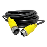 XMREXT11MV2 - Cable Extensor Vehicular / 11 m (36.1 ft) / Conector Aviación / Video Audio Alimentación / Analógico y AHD / 5.5 mm Diámetro