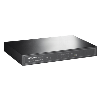 TL-R470T - Router Balanceador de Carga / 4 Puertos WAN / 10,000 Sesiones Concurrentes / 10/100 Mbps / PPPoE / Control de Ancho de Banda por IP