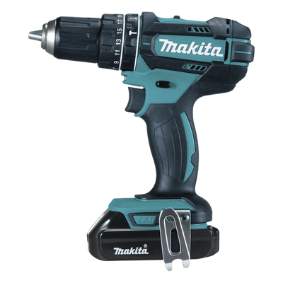 DHP-482-SYE - Rotomartillo/Taladro Inalámbrico (1/2") de 1,900 RPM, 18Vcc, Torque 62 N.m (Incluye 2 Baterías y Cargardor).