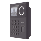DS-K1T320MFWX-B/S - Terminal Biométrica / Reconocimiento Facial Deep Learning / 500 Rostros / 1,000 Huellas / Wi-Fi / Batería Respaldo 3 h / MIFARE / Detección Cubrebocas