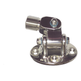 121R - Montaje de acero inoxidable ovalado, con rosca estándar 1" x 14 hilos