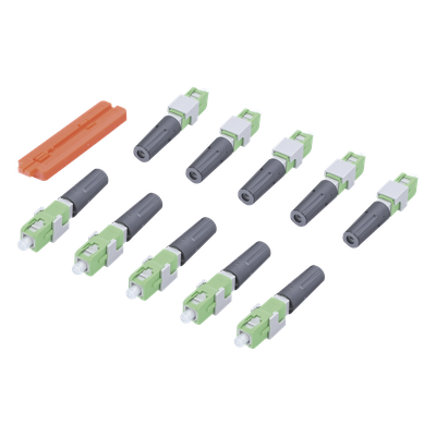 SCAPCMCS10 - Conector Mecánico SC/APC / Monomodo 3 mm / Pre-pulido / Reterminable 5x / IL ≤0.4 dB / RL ≥55 dB / -40 a 85 °C