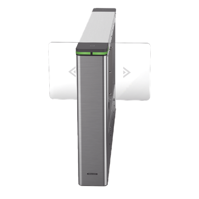 DS-K3B501SX-M/M-DP90 - Torniquete Swing Central / Expansión de Carriles / TCP/IP iVMS-4200 / Carril 90 cm (35.4 in) / 6,000,000 MCBF / 12 Pares IR / Acero Inoxidable SUS304 / IP54