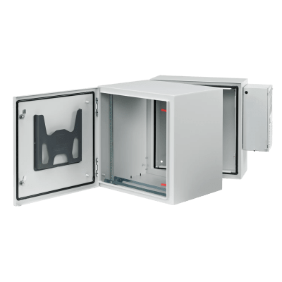 PTHS362430G4A - Gabinete Industrial / 19 UR / Aire Acondicionado 4000 BTU / NEMA 4/12 / IP66 / IK10 / Doble Bisagra / 36" Alto x 24" Ancho x 30" Prof (914.4 x 609.6 x 762 mm)
