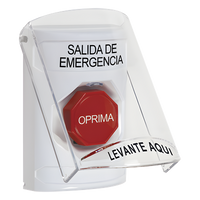 SS2322EX-ES - Botón de Emergencia / Cubierta de Policarbonato / Restablecimiento con Llave / LED Opcional / UL/cUL/ADA / -40 a 121°C (-40 a 249.8°F)