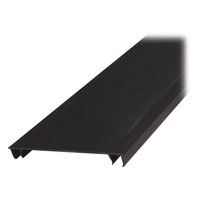HC2BL6 - Tapa para Canaleta Ranurada Tipo H / 55.1 mm Ancho / 1828.8 mm Largo (6 pies) / PVC Sin Plomo / UL94 V-0 / Negro