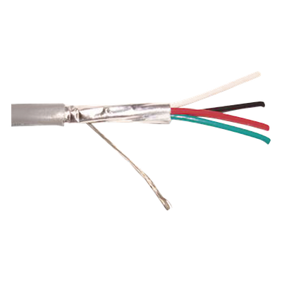 9218 - Cable Multiconductor / 4 x 16 AWG / Blindado / 305 m (1000 ft) / Riser / UL / Gris