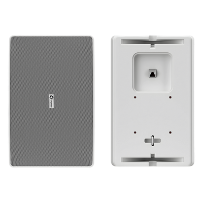 WM-6D-WT - Altavoz de Pared PoE Dante / 6.5 pulgadas / 2 Vías / PoE++ 30W Pico / DSP Integrado / Mixer 2 Canales / UL1480A / VESA 75 mm / 0.54 ft