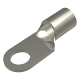 HUB-YAD-6CM-6E14 - Terminal de Anillo / 6 AWG / Tornillo 1/4" / Cobre Electrolítico / Sin Aislamiento / 25 mm (82.0 ft) Longitud
